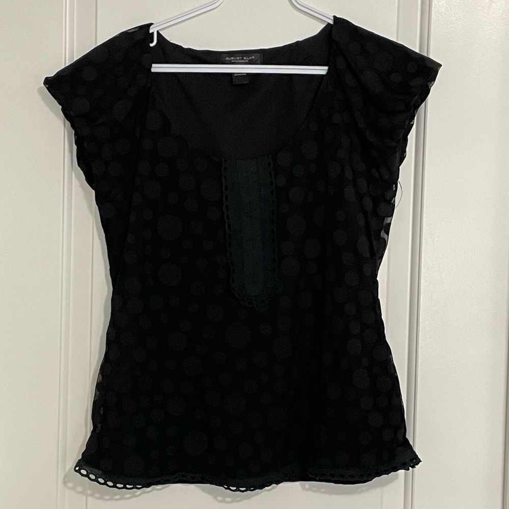 AUGUST Silk Blouse size S